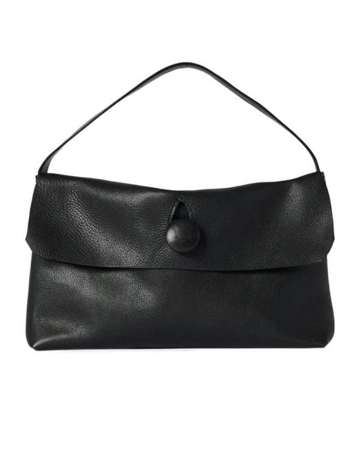 p*e様 THE ROW SALLY スモールバッグ ブラック The Row | Sally black leather mini bag | Savannahs