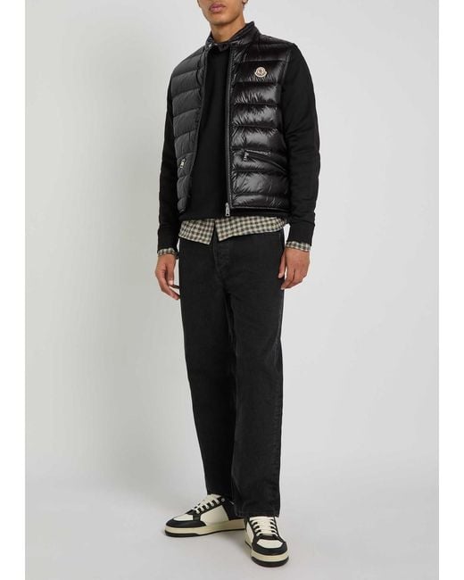 Moncler Black High-Neck Down Vest for men