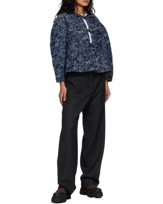 Ganni Blue Trousers
