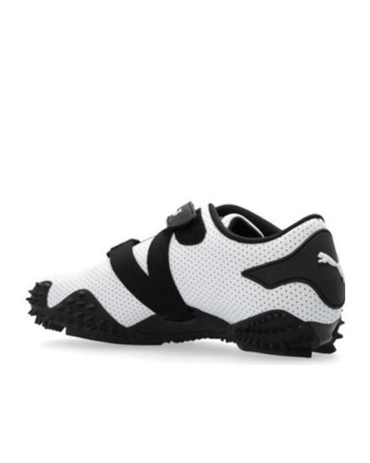 PUMA Black Mostro 'Perforated Leather