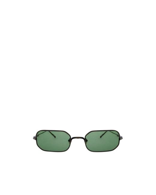 Matsuda Green M3163 Rectangle Frame Sunglasses for men