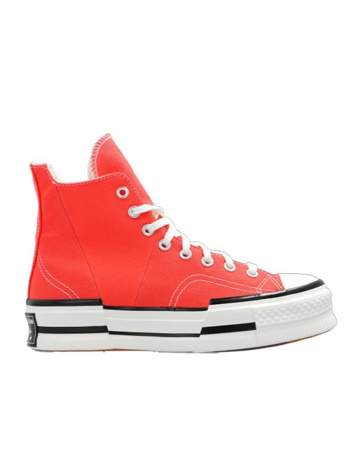 Converse Red Chuck 70 Plus Canvas Sneakers