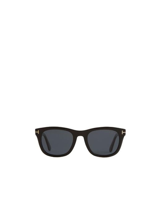 Tom Ford White Logo Sunglasses for men