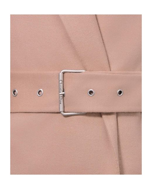 Dior Pink Coat With Belt