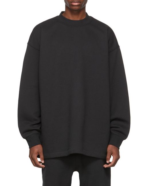 Fear Of God Black Logo-Print Sweatshirt for men