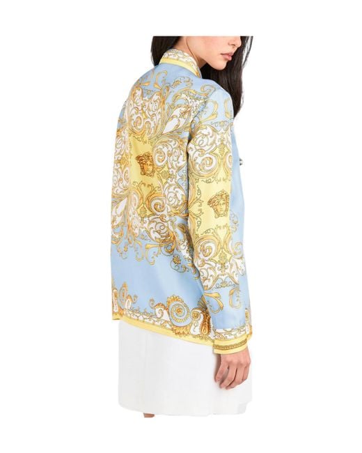 Versace White Printed Shirt
