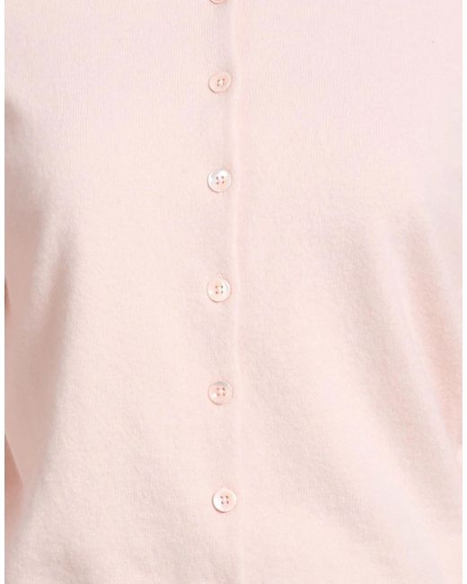 Maison Margiela Pink Solid Color Cardigans