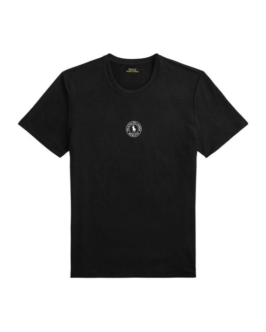 Polo Ralph Lauren Black Puck Logo T-Shirt for men