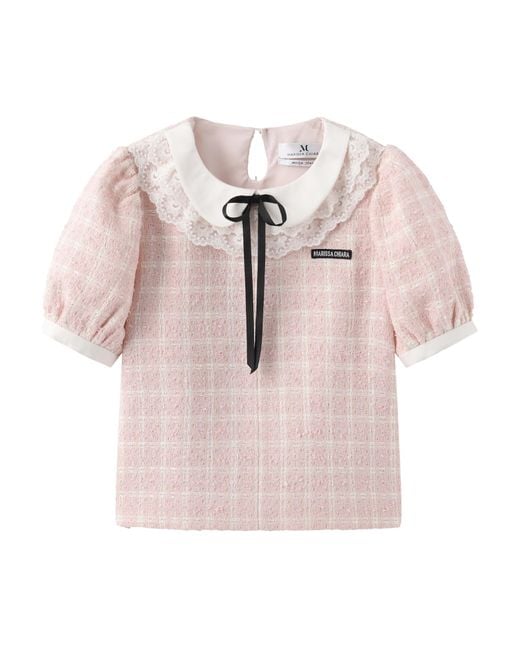 Marissa Chiara Pink Short-Sleeved Polo Shirt