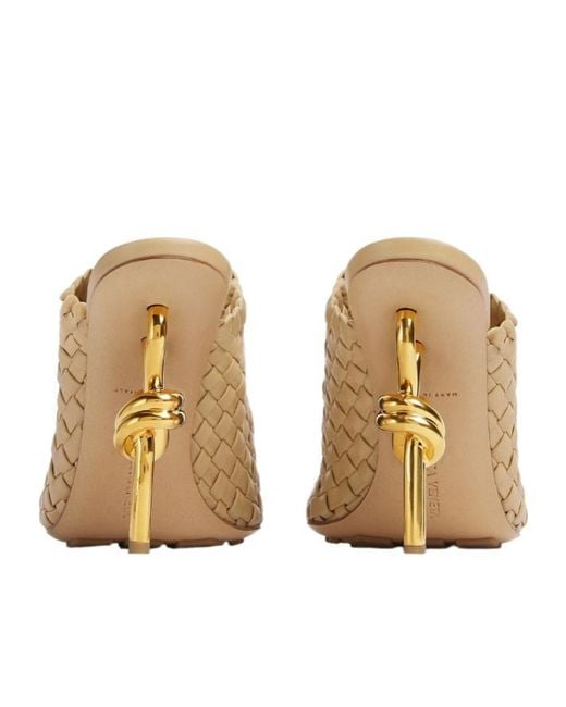 Bottega Veneta Natural Knot Mules