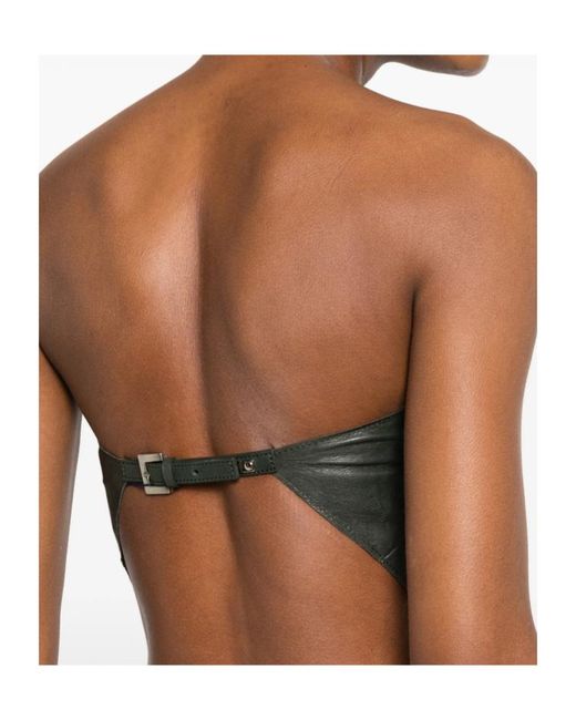 Paloma Wool Gray Alba Strapless Top