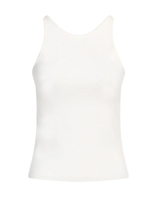 Max Mara White Lightweight Knit Vests