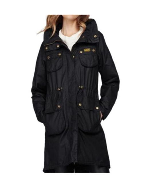 McQueen Black Monza Wax Jacket