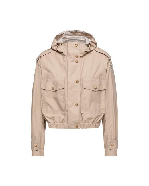 Moncler Natural Carex Cropped Jacket