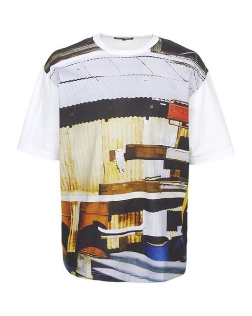 Comme des Garçons White Short-Sleeved T-Shirt for men
