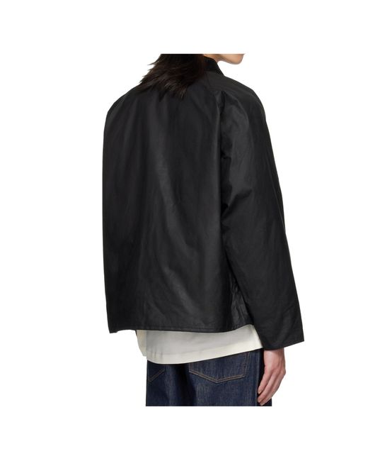 Barbour Black Os Transport Jacket for men