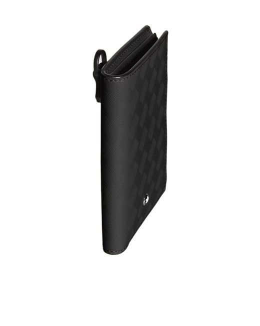 Montblanc Black Mini Vertical Wallet 6Cc for men