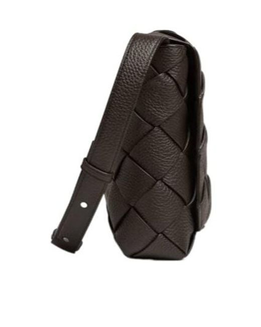 Bottega Veneta Black Diago Large Crossbody Bag for men