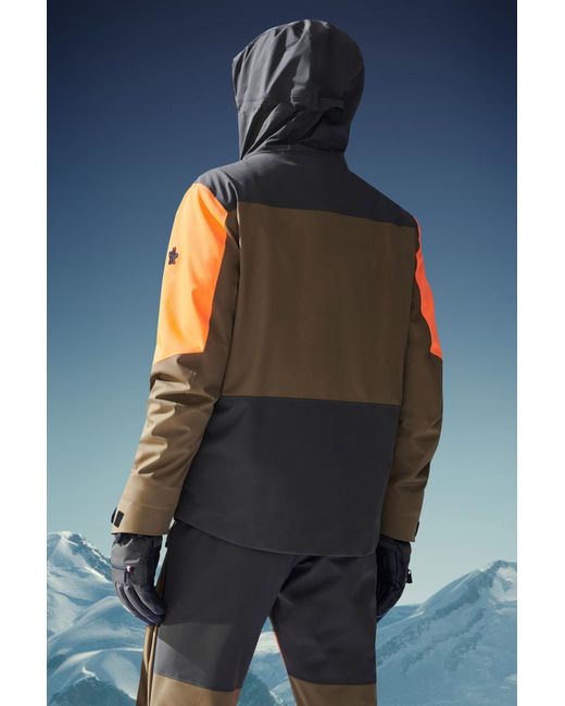 Moncler Orange Cerniat Ski Jacket for men