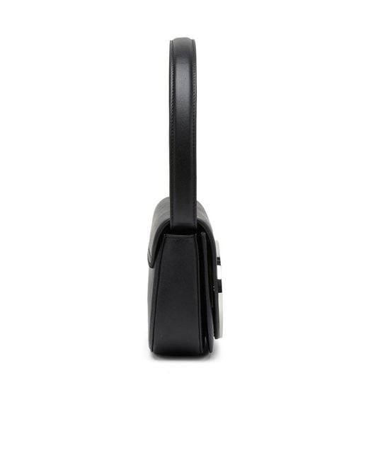 DIESEL Black 1Dr Logo Plaque Shoulder Bag