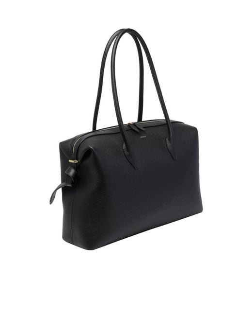 Yuzefi Black Large Brioche Duffle Bag