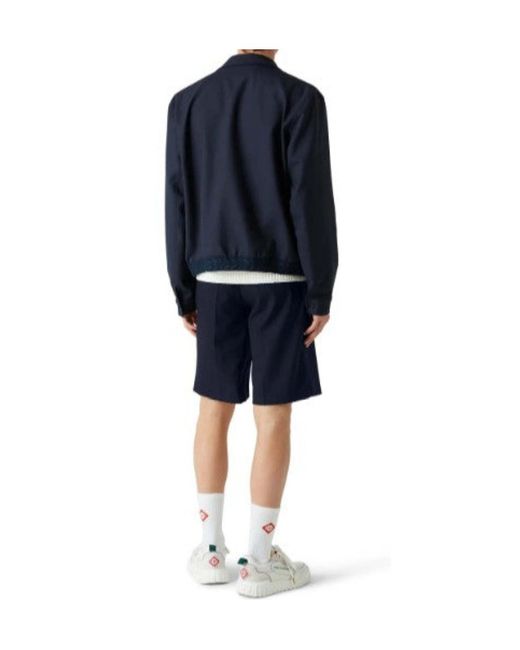 Casablanca Blue Tailored Shorts for men