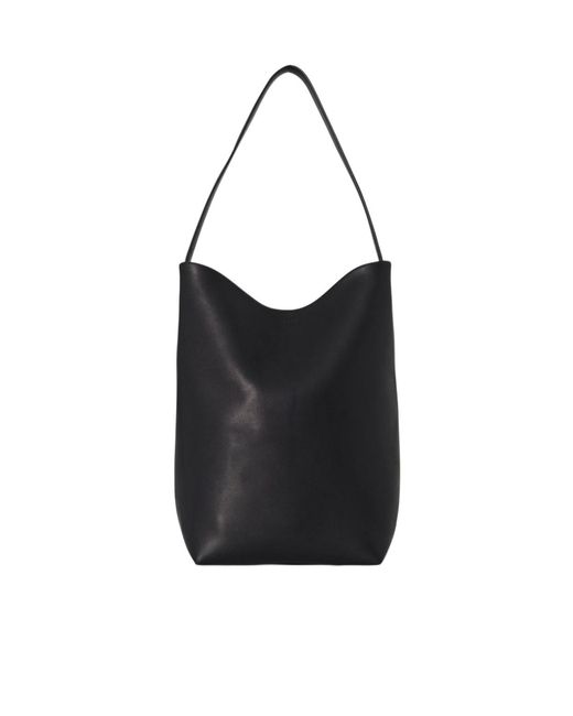 The Row Black Medium N/S Park Tote Bag