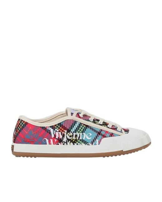 Vivienne Westwood White Animal Gym Low-Top Sneakers for men
