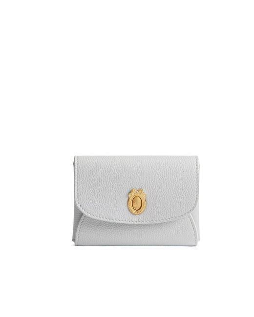 Dior White Flip Card Holder
