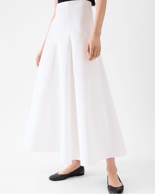 Jacquemus White La Jupe Triangle Flared Skirt