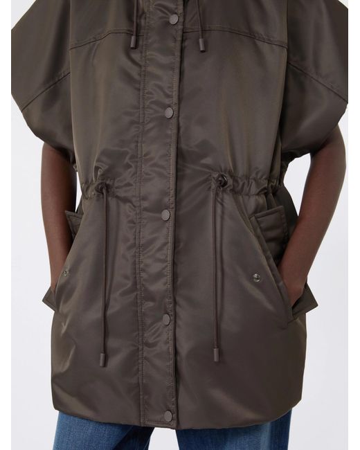 Weekend by Maxmara Green Quilted Padded Vest