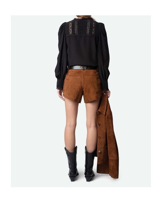 Zadig & Voltaire Black Long Sleeve Top