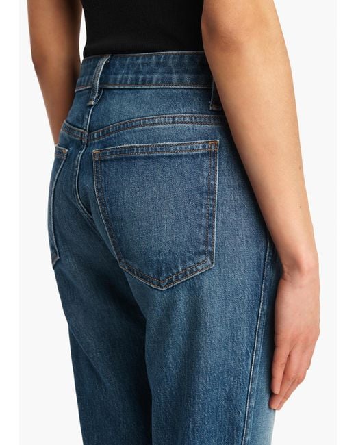 Khaite Blue Viv Slim-Leg Jeans