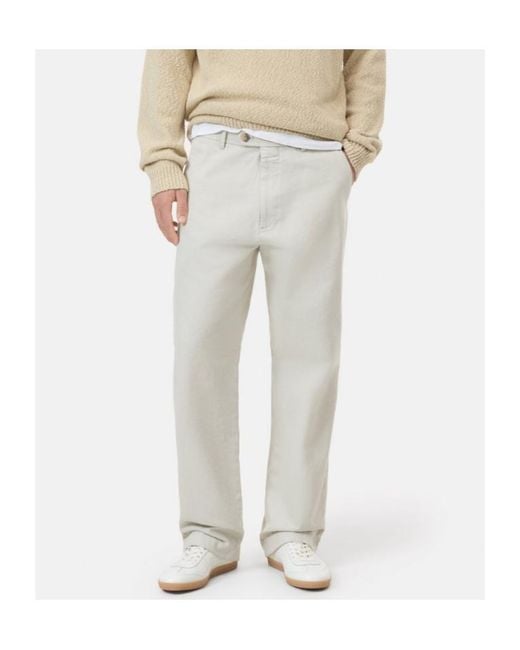 Closed White Straight-Leg Jeans for men