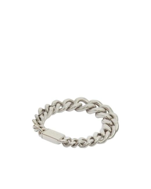 Jil Sander Metallic Bracelet for men
