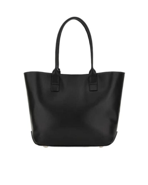 Hogan Black Small Address Shopping Bag
