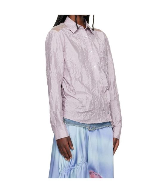ANDERSSON BELL Multicolor Pleated And Twisted Shirt