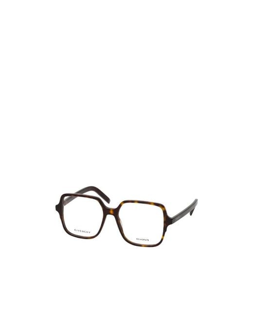 Givenchy White Eyewear Square Frame Glasses