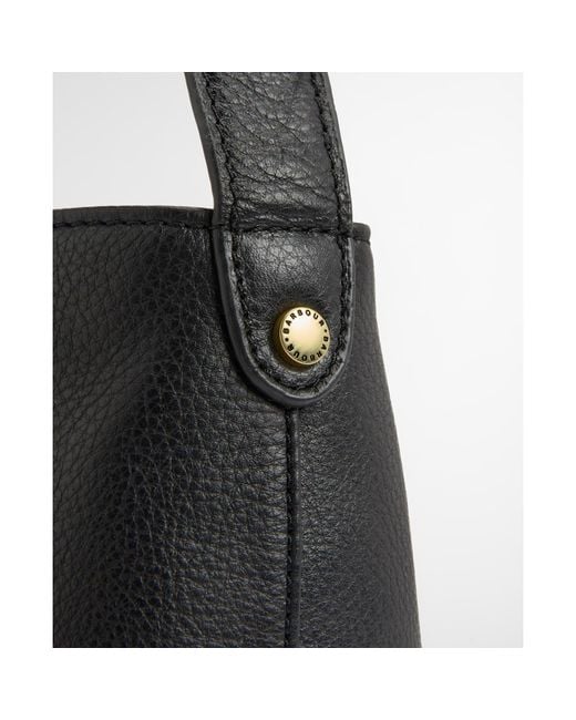 Barbour Black Bucket Bag