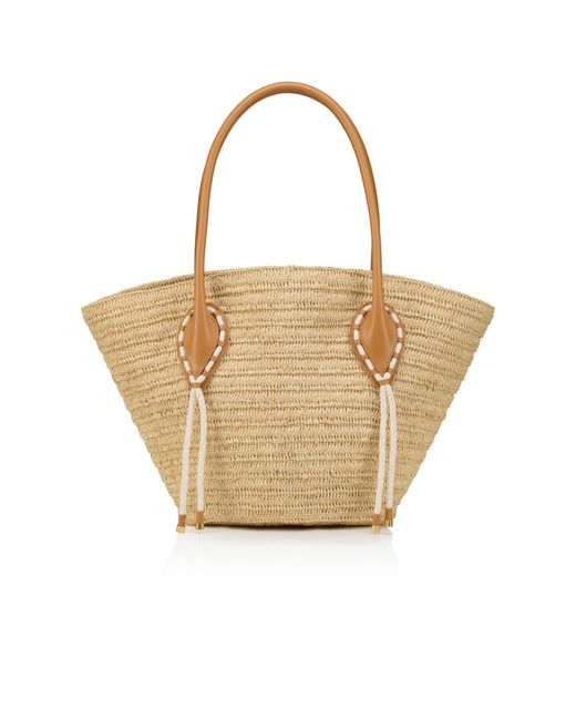 Christian Louboutin Natural Logo Trim Tote Bag