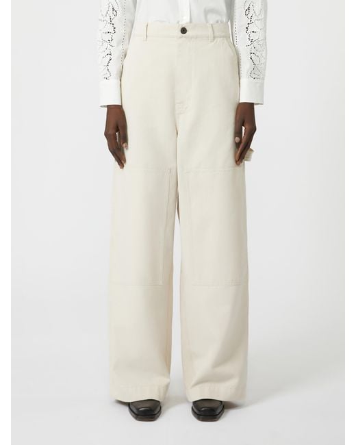 Weekend by Maxmara White Caronte Wide Leg Trousers
