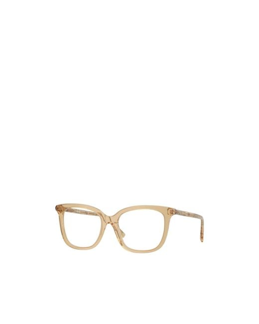 Burberry Natural Eyewear Square Frame Glasses