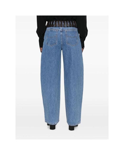 IRO Blue Belt-Loop Jeans