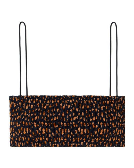 Totême  Brown Sleeveless Bikini Top