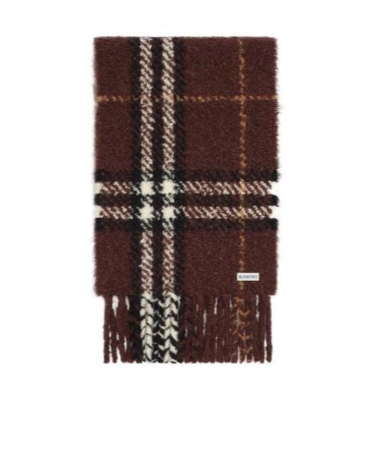 Burberry Brown Check Scarf