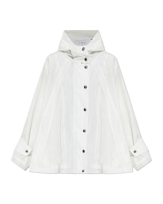 IRO White Long-Sleeved Casual Jacket