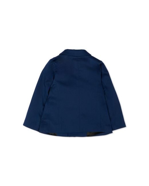 Balmain Blue Button Blazer
