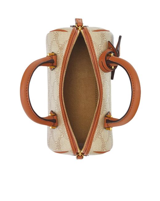 MCM Brown Ella Boston Bag