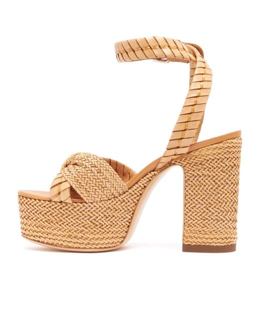 Casadei Multicolor Interwoven Knot-Detailed Sandals