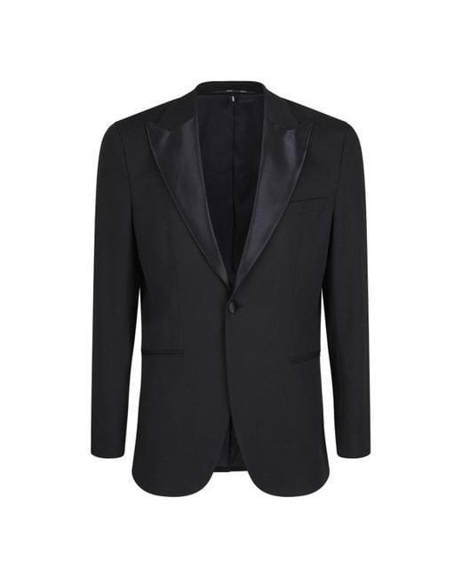 SELECTED Blue Long-Sleeved Suit Jacket for men